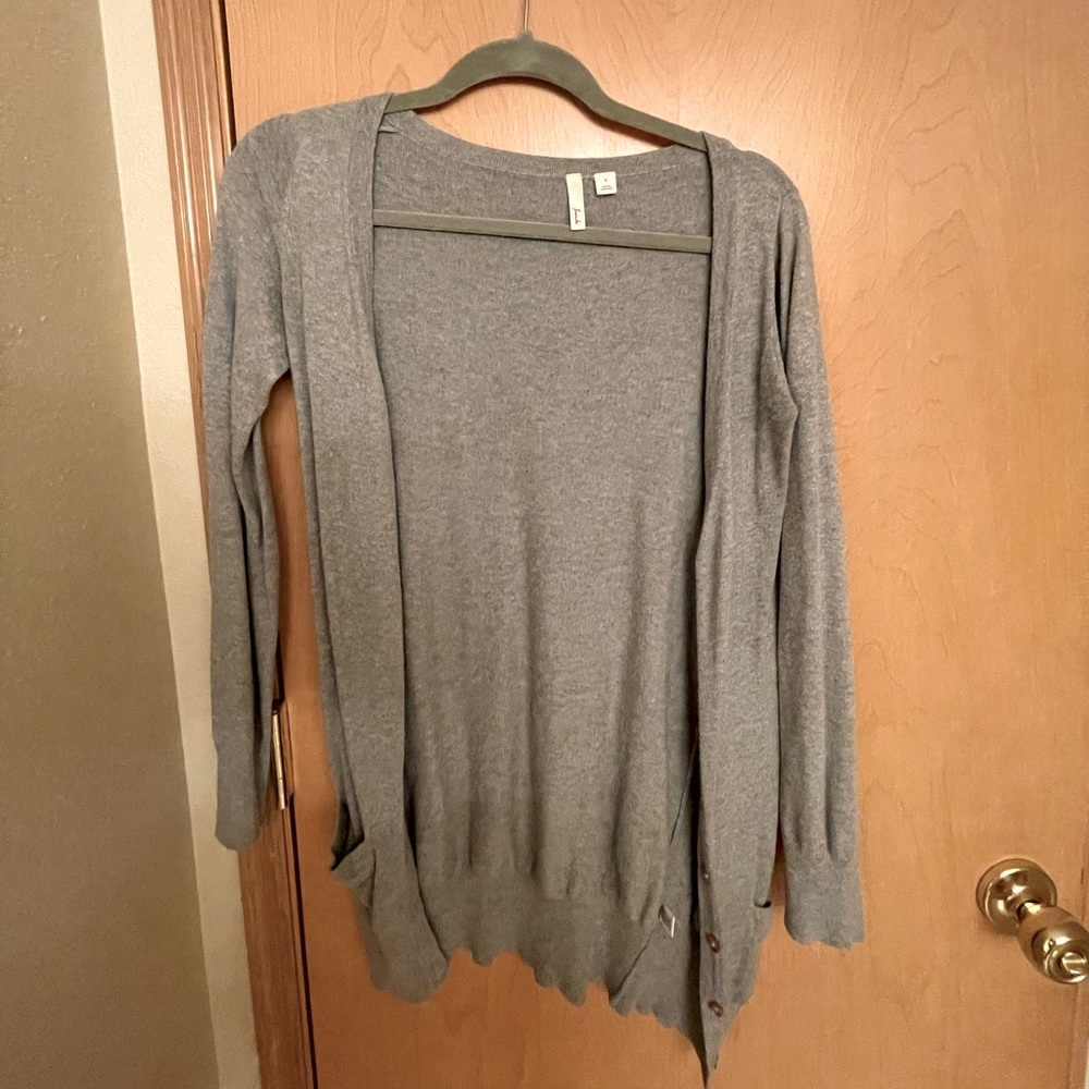 Long Grey Cardigan